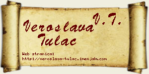 Veroslava Tulać vizit kartica